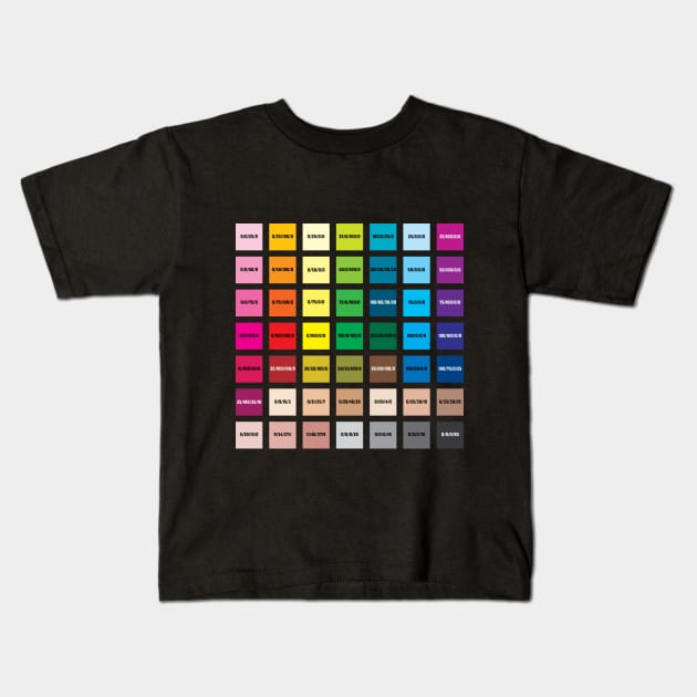 TeePublic Print Palette Kids T-Shirt by s2pidpictures